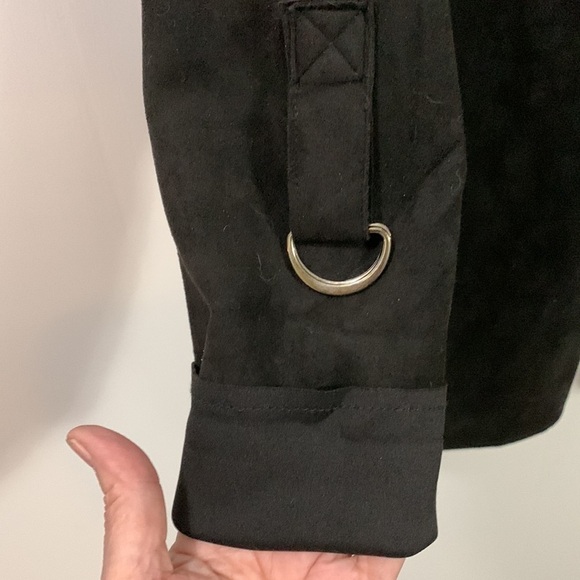 Kut from the Kloth VERY Soft Faux Suede feel to this no closure jacket Sz XS - Picture 4 of 7